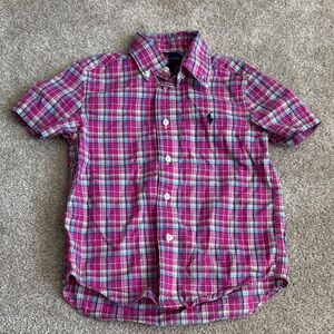 Ralph Lauren Multicolor Plaid Button-Down Shirt